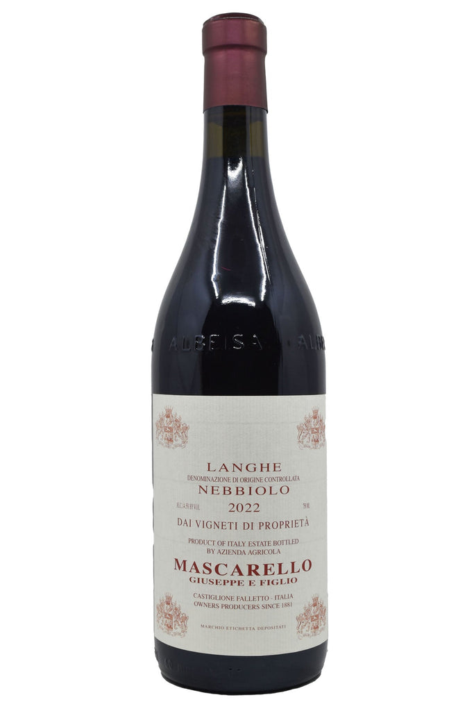 Bottle of Giuseppe Mascarello Langhe Nebbiolo 2022-Red Wine-Flatiron SF