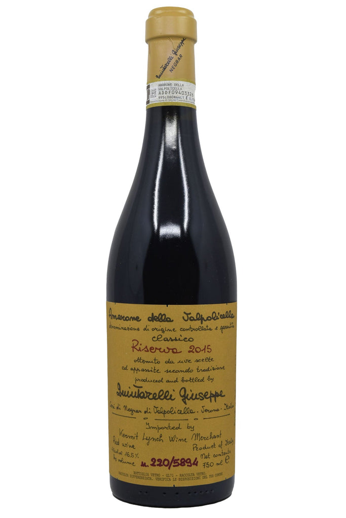 Bottle of Giuseppe Quintarelli Amarone della Valpolicella Riserva 2015-Red Wine-Flatiron SF