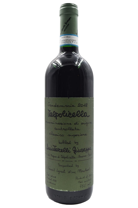 Bottle of Giuseppe Quintarelli Valpolicella Classico Superiore 2018-Red Wine-Flatiron SF