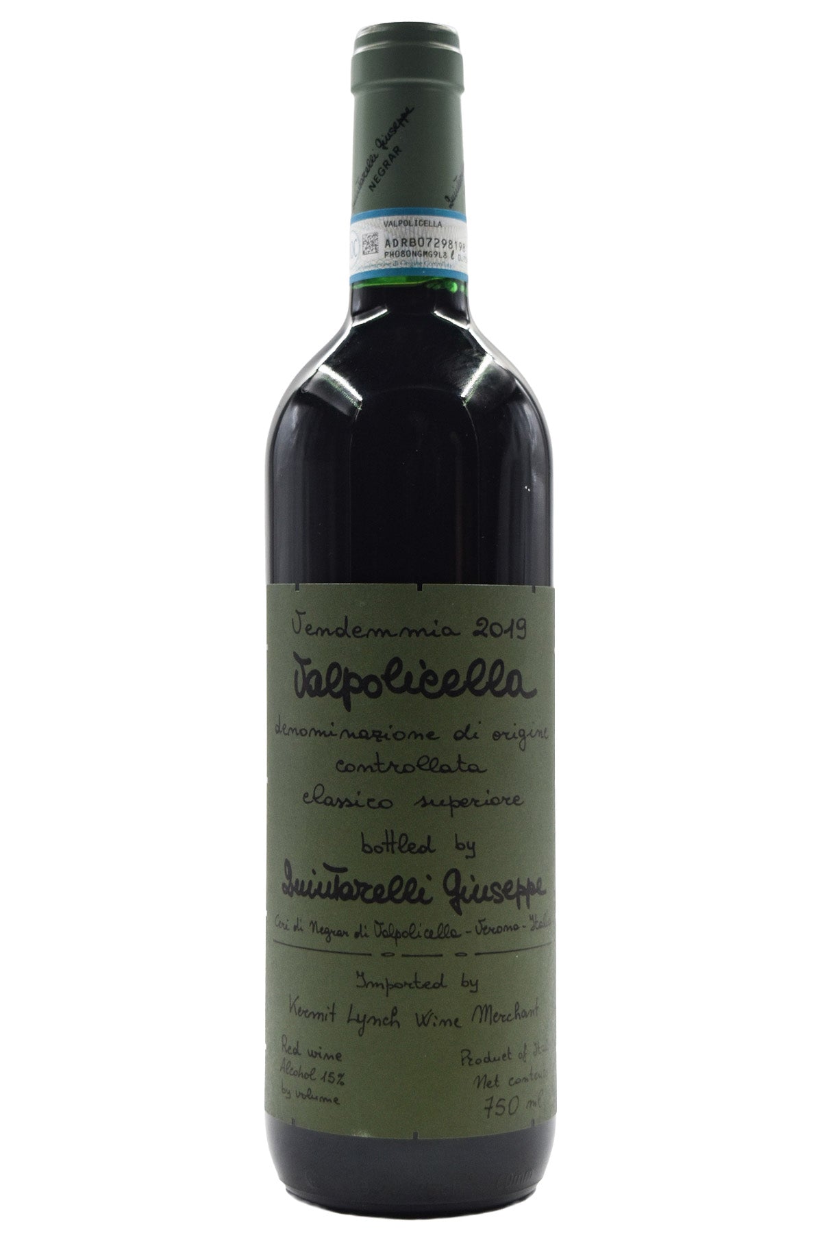 Bottle of Giuseppe Quintarelli Valpolicella Classico Superiore 2019-Red Wine-Flatiron SF