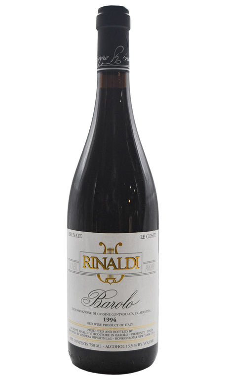 Bottle of Giuseppe Rinaldi Barolo Brunate-Le Coste 1994 [NET]-Red Wine-Flatiron SF