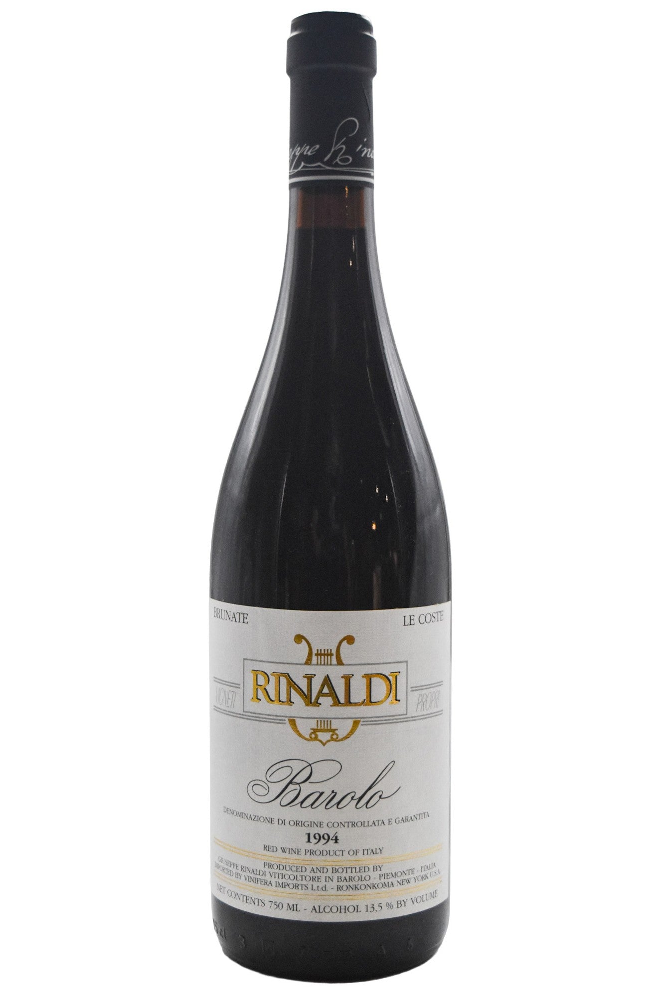 Giuseppe Rinaldi Barolo Brunate-Le Coste 1994 [NET] – Flatiron SF