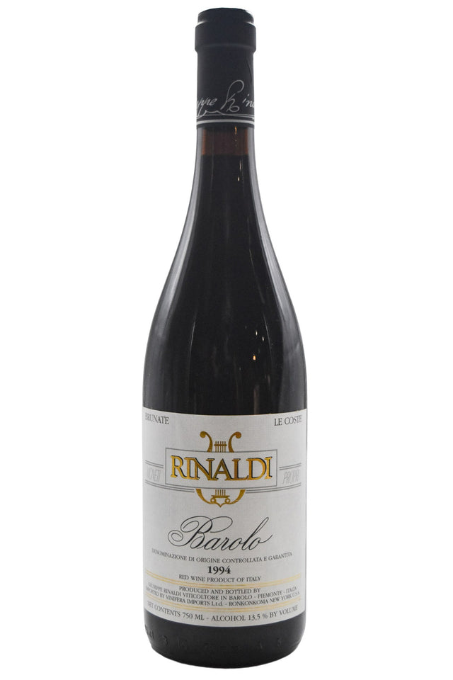Bottle of Giuseppe Rinaldi Barolo Brunate-Le Coste 1994 [NET]-Red Wine-Flatiron SF