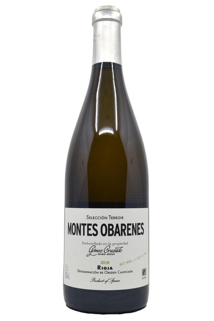 Bottle of Gomez Cruzado Rioja Blanco Montes Obarenes 2018-White Wine-Flatiron SF