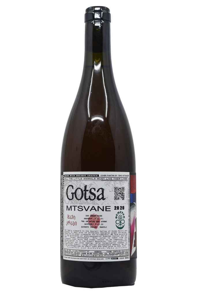 Bottle of Gotsa Mtsvane 2020-Orange Wine-Flatiron SF