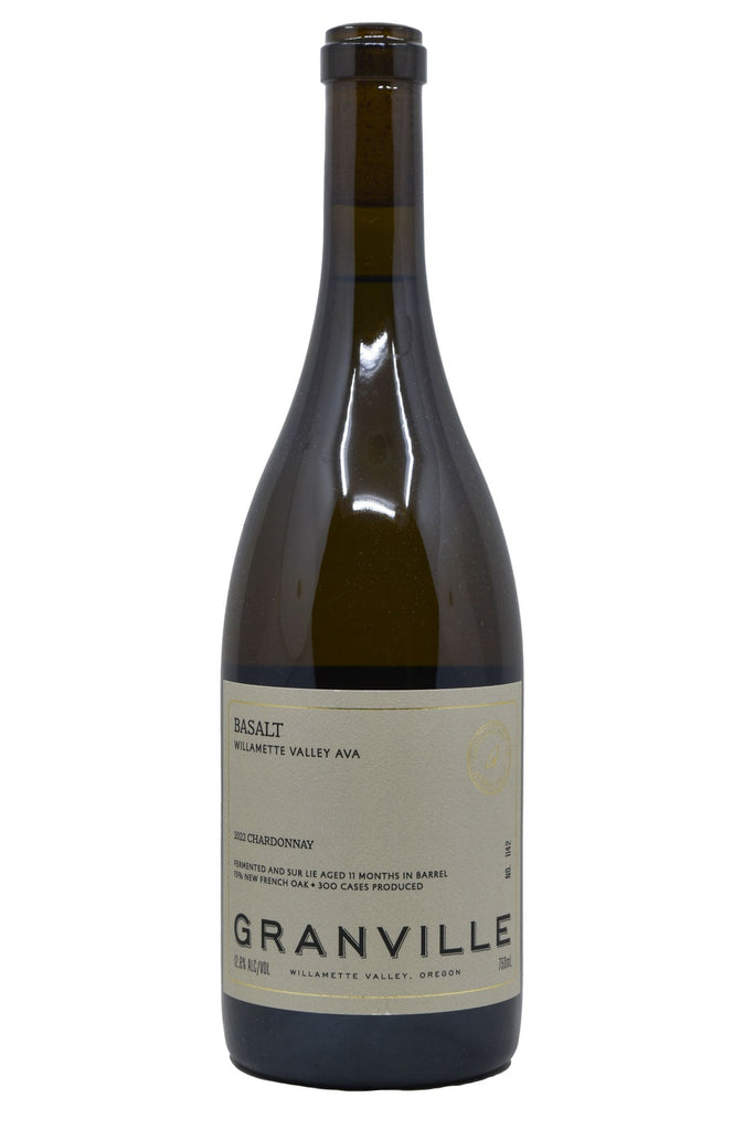 Bottle of Granville Willamette Valley Chardonnay Basalt 2022-White Wine-Flatiron SF