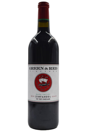 Bottle of Green & Red Vineyard Napa Valley Zinfandel Tip Top Vineyard 2019-Red Wine-Flatiron SF