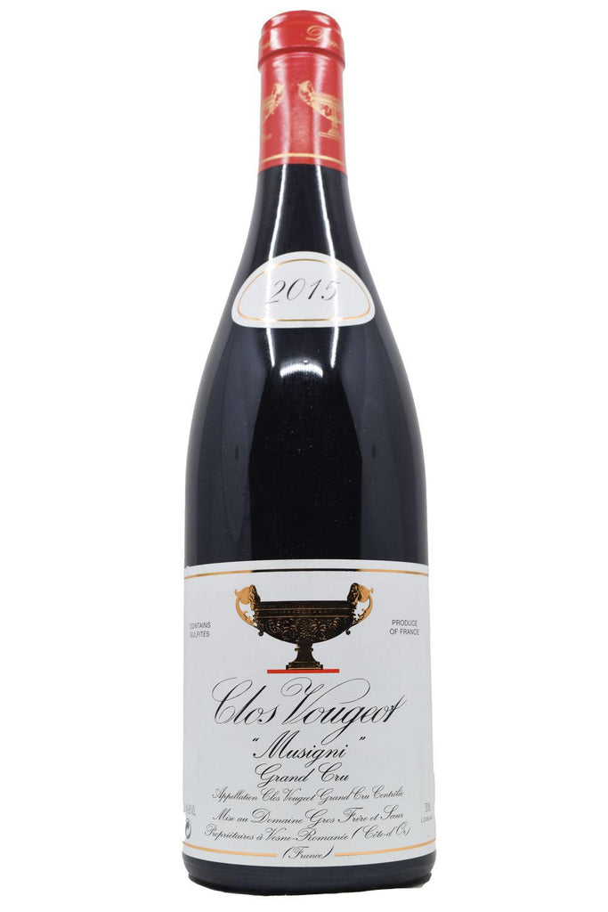 Bottle of Gros Frere et Soeur Clos Vougeot Musigni 2015-Red Wine-Flatiron SF