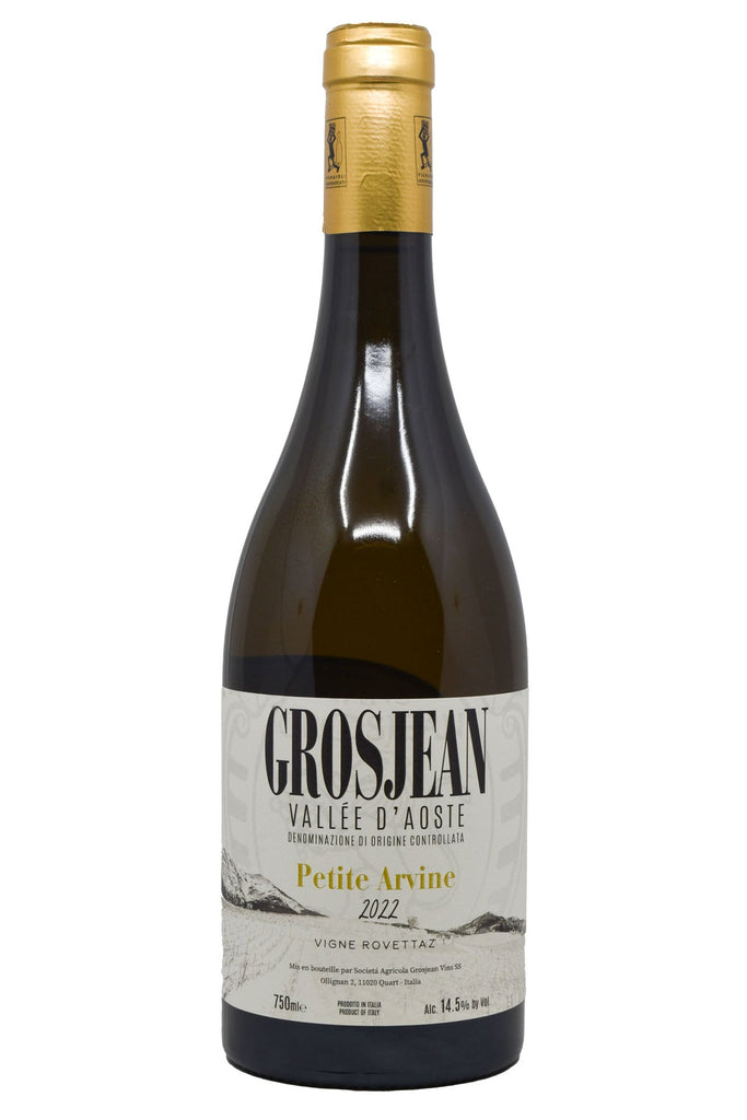 Bottle of Grosjean Freres Vallee d'Aoste Petite Arvine Vigne Rovettaz 2022-White Wine-Flatiron SF