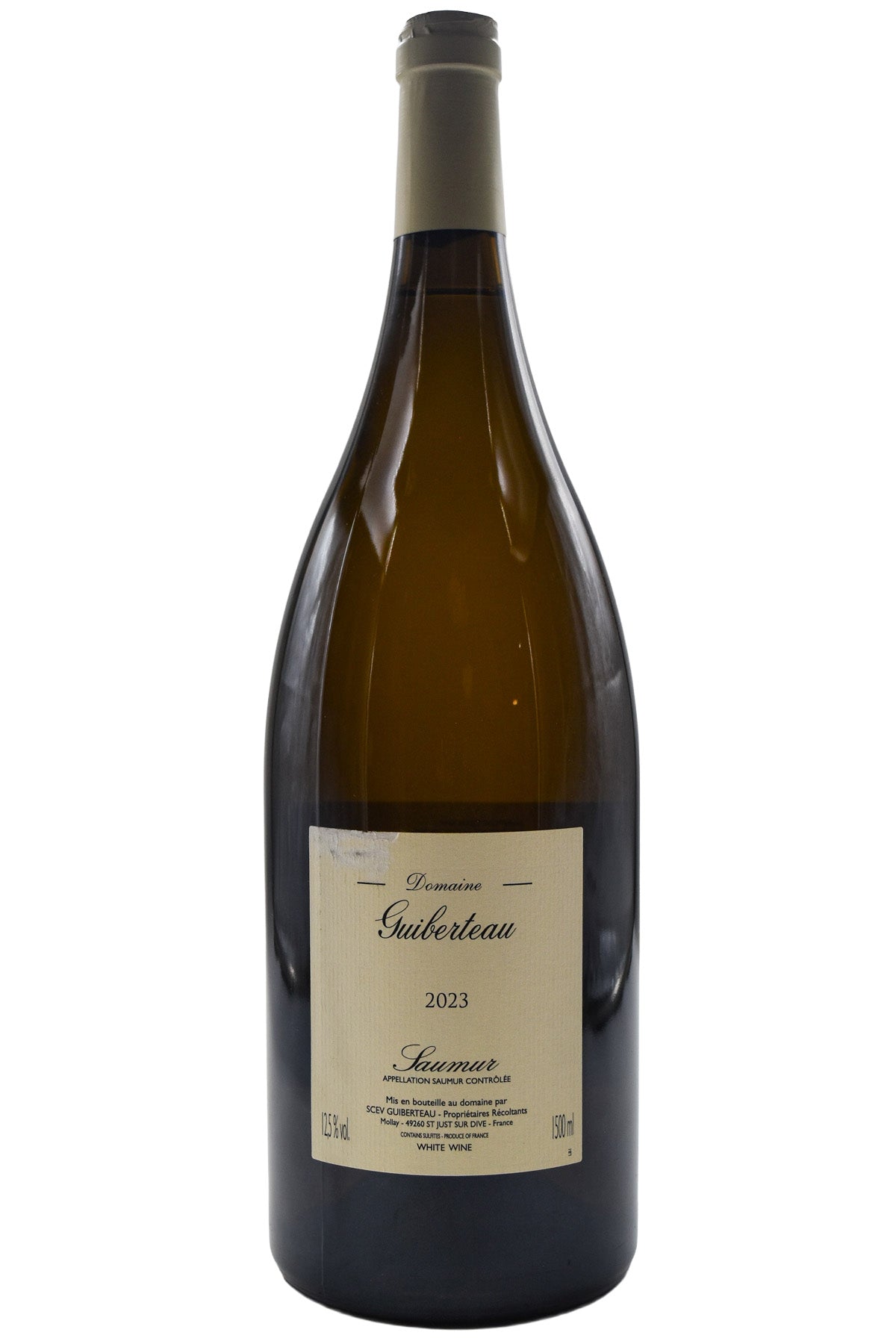 Bottle of Guiberteau Saumur Blanc 2023 (1.5L)-White Wine-Flatiron SF