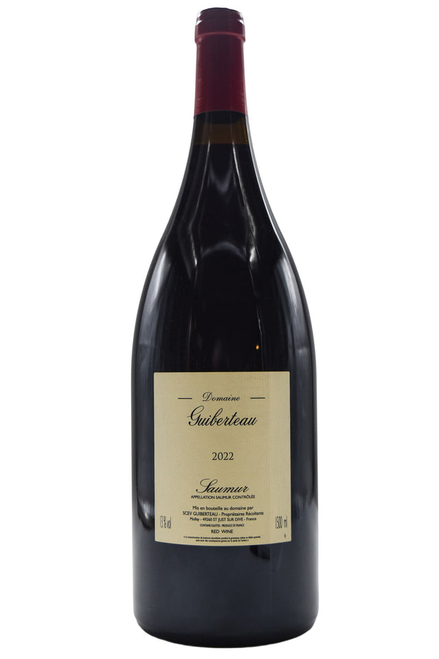 Bottle of Guiberteau Saumur Rouge 2022 (1.5L)-Red Wine-Flatiron SF