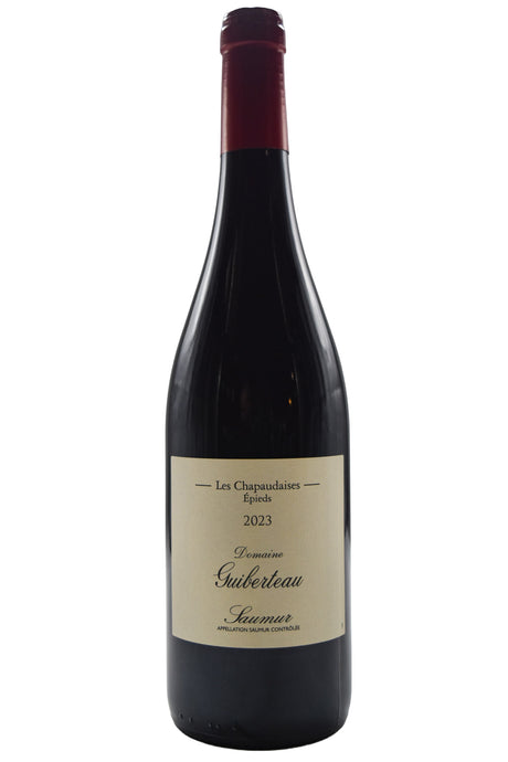 Bottle of Guiberteau Saumur Rouge Les Chapaudaises 2023-Red Wine-Flatiron SF