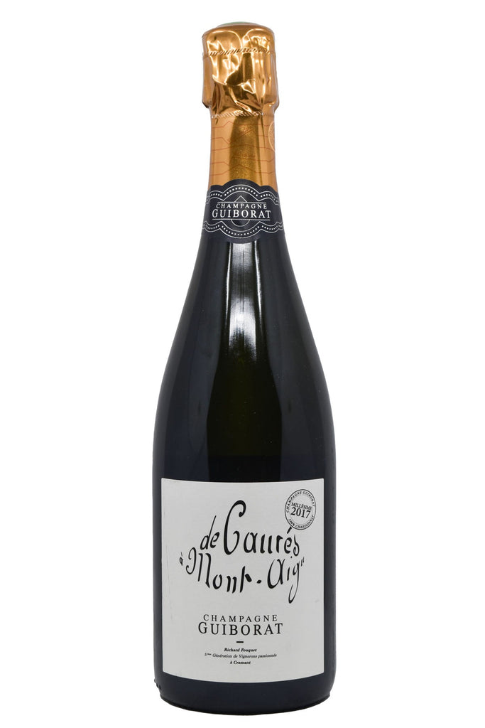 Bottle of Guiborat Champagne BdB Grand Cru Extra Brut De Caures a Mont Aigu 2017-Sparkling Wine-Flatiron SF