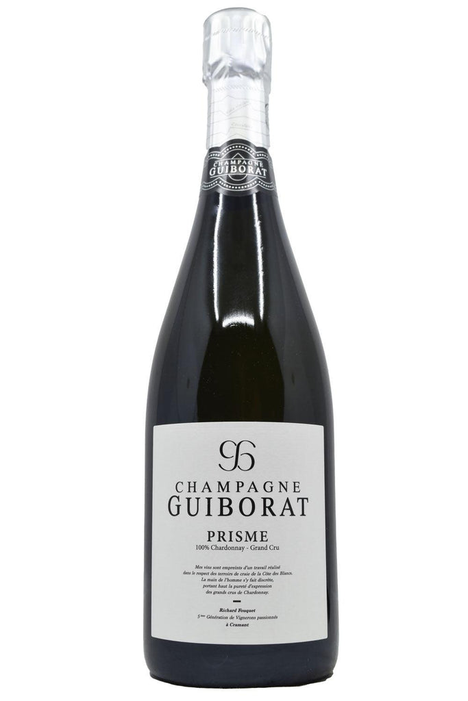 Bottle of Guiborat Champagne BdB Grand Cru Extra Brut Prisme.18 NV-Sparkling Wine-Flatiron SF