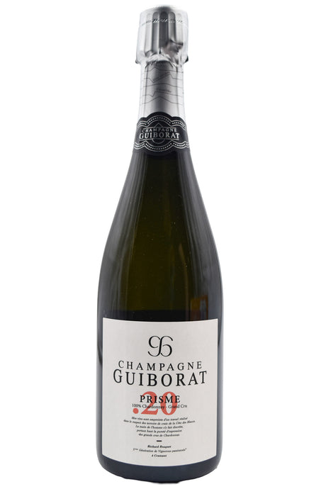 Bottle of Guiborat Champagne BdB Grand Cru Extra Brut Prisme.20 NV-Sparkling Wine-Flatiron SF