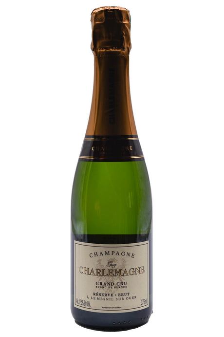 Bottle of Guy Charlemagne Champagne Grand Cru Blanc de Blancs Brut NV (375ml)-Sparkling Wine-Flatiron SF