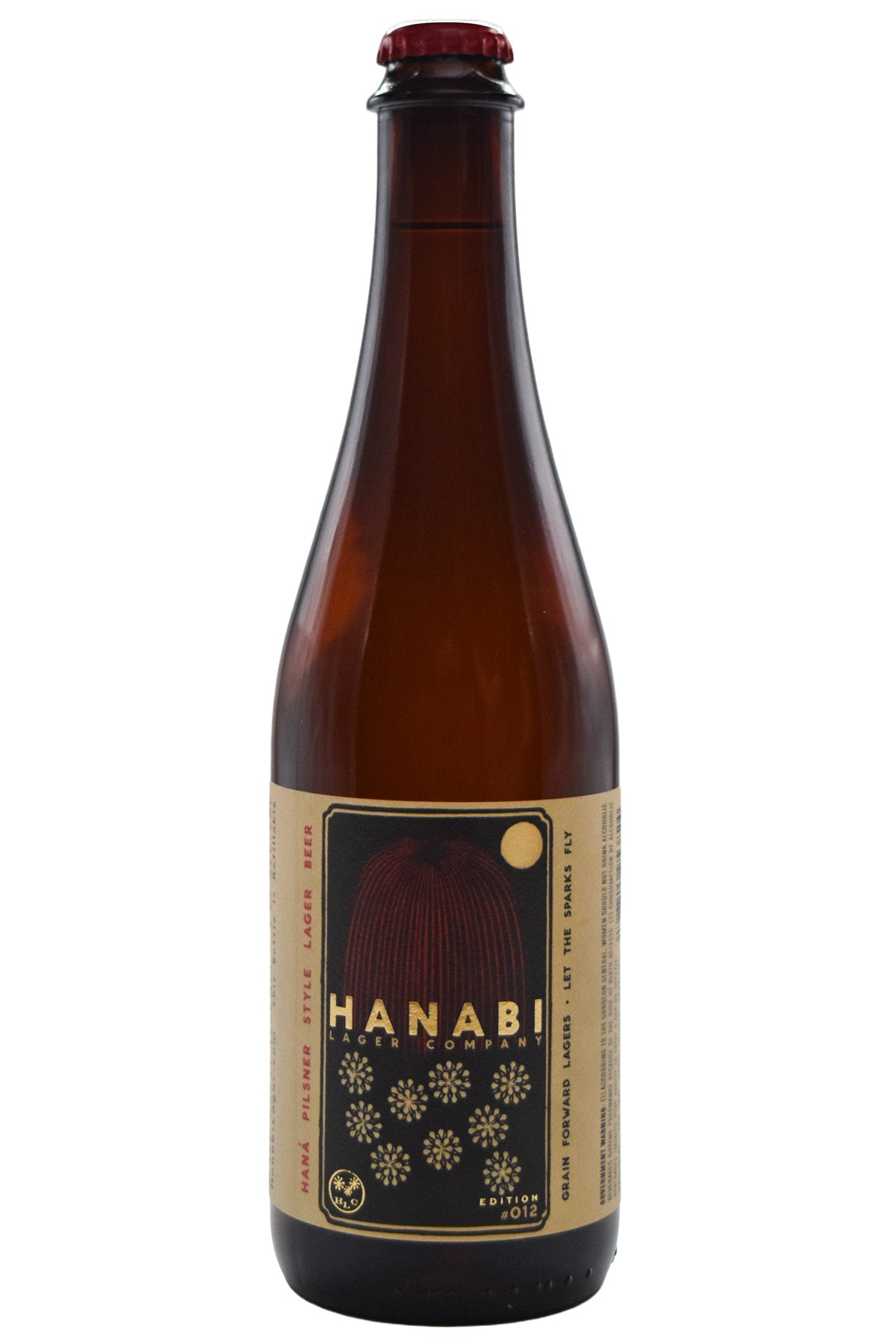 Bottle of Hanabi Hana Pilsner Style Lager (500ml)-Beer-Flatiron SF