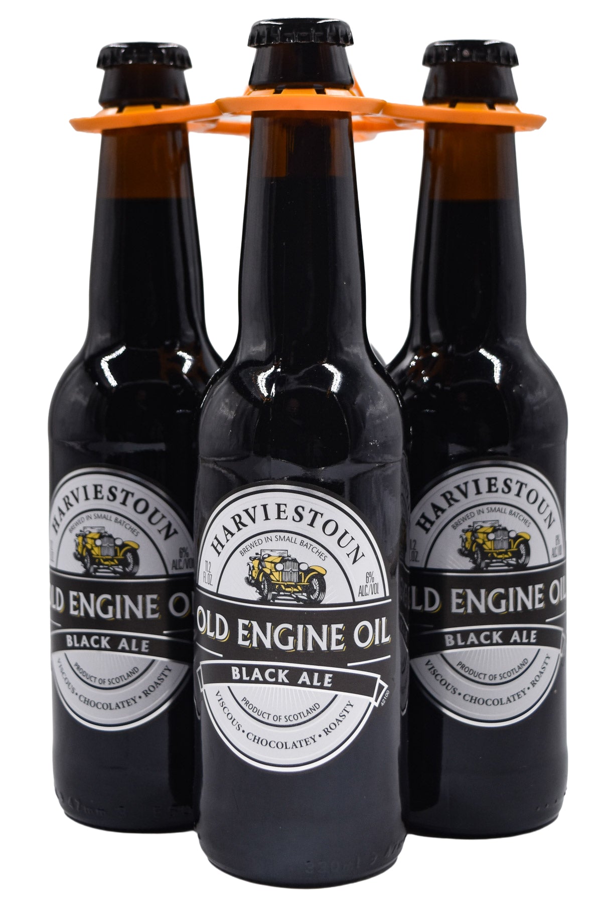 Bottle of Harviestoun Old Engine Oil 4pk (330ml)-Beer-Flatiron SF