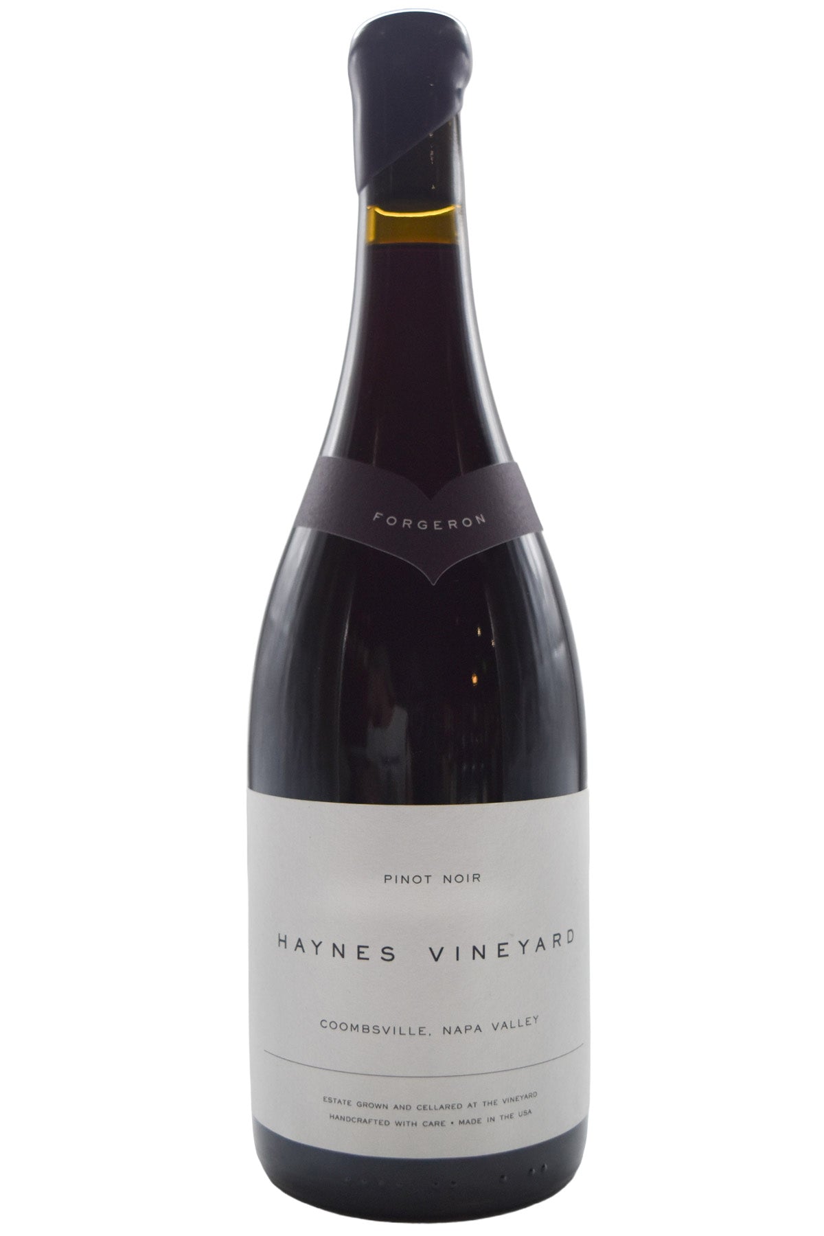 Bottle of Haynes Vineyard Coombsville Pinot Noir Forgeron 2021-Red Wine-Flatiron SF