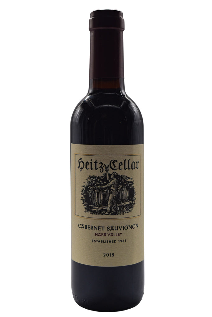 Bottle of Heitz Cellar Napa Valley Cabernet Sauvignon 2018 (375ml)-Red Wine-Flatiron SF