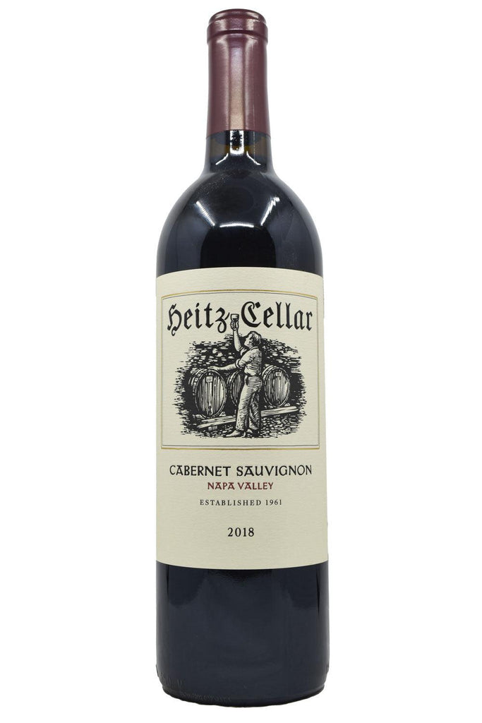Bottle of Heitz Cellar Napa Valley Cabernet Sauvignon 2018-Red Wine-Flatiron SF