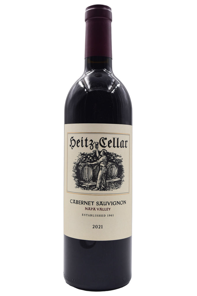 Bottle of Heitz Cellar Napa Valley Cabernet Sauvignon 2021-Red Wine-Flatiron SF