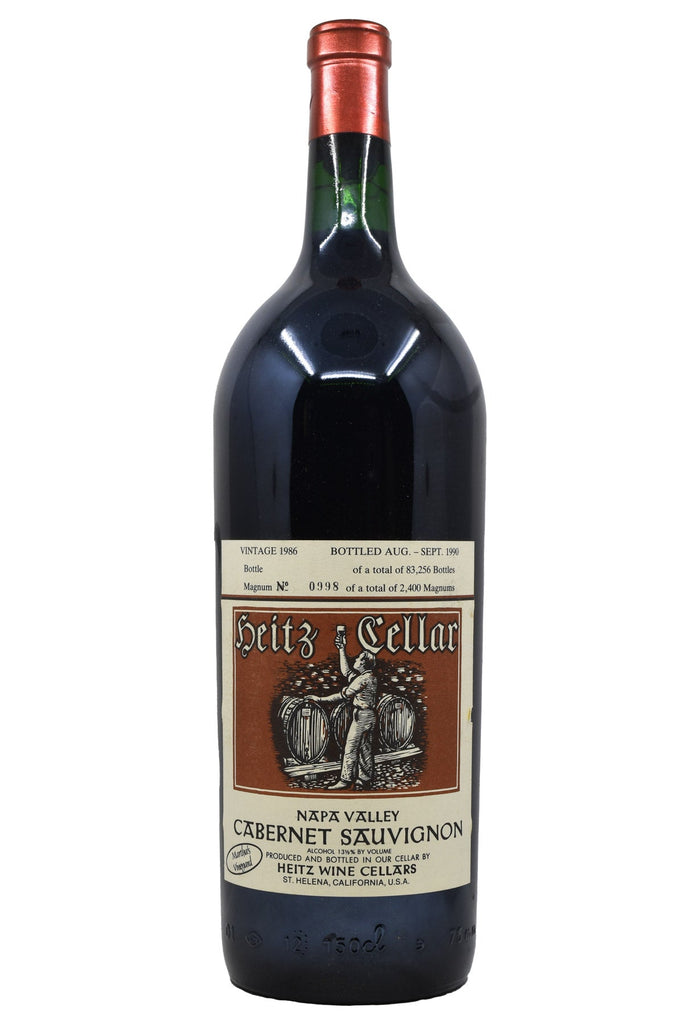 Bottle of Heitz Cellar Saint Helena Cabernet Sauvignon Martha's Vineyard 1986 (1.5L)-Red Wine-Flatiron SF