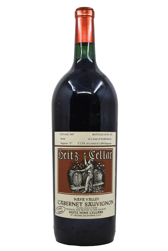 Bottle of Heitz Cellar Saint Helena Cabernet Sauvignon Martha's Vineyard 1987 (1.5L)-Red Wine-Flatiron SF