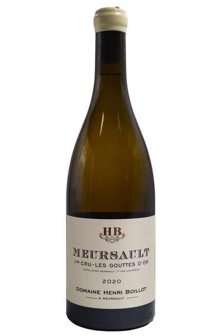 Bottle of Henri Boillot Meursault 1er Cru Les Gouttes d'Or 2020 [NET]-White Wine-Flatiron SF