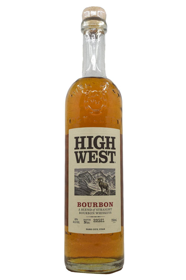 Bottle of High West Bourbon-Spirits-Flatiron SF