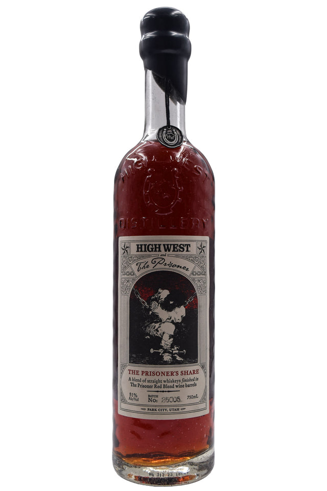 Bottle of High West The Prisoner's Share Bourbon-Spirits-Flatiron SF