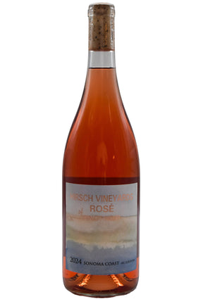 Bottle of Hirsch Vineyards Sonoma Coast Pinot Noir Rose 2024-Red Wine-Flatiron SF