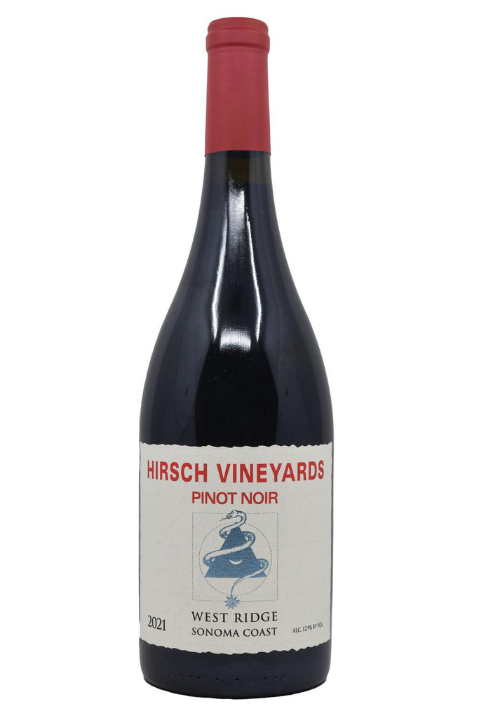 Bottle of Hirsch Vineyards Sonoma Coast Pinot Noir West Ridge 2021-Red Wine-Flatiron SF