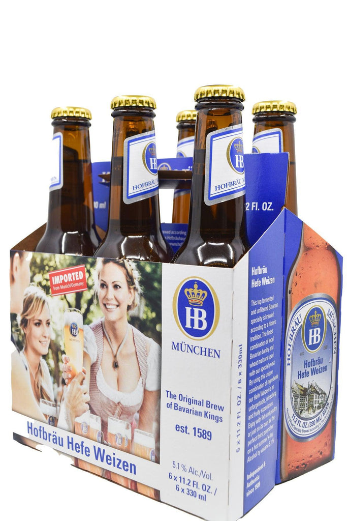 Bottle of Hofbrau Munchen Hefe Weizen 6pk (330ml)-Beer-Flatiron SF