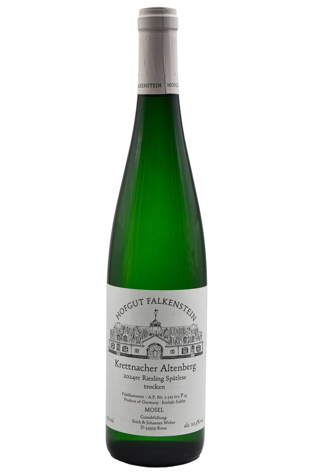 Bottle of Hofgut Falkenstein Krettnacher Altenberg Riesling Spatlese Trocken 2024-White Wine-Flatiron SF