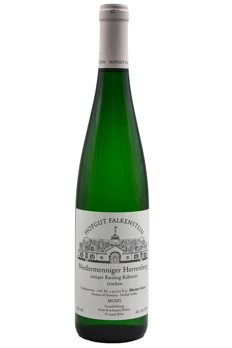 Bottle of Hofgut Falkenstein Niedermenniger Herrenberg Riesling Kabinett Trocken 2024-White Wine-Flatiron SF