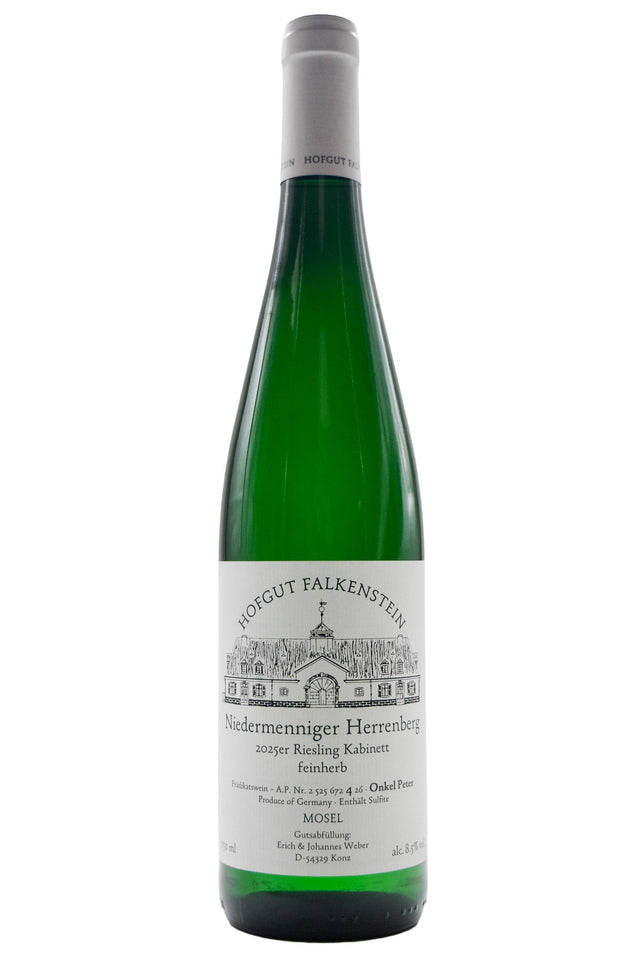 Bottle of Hofgut Falkenstein Riesling Niedermenniger Herrenberg Kabinett Feinherb 2025-White Wine-Flatiron SF
