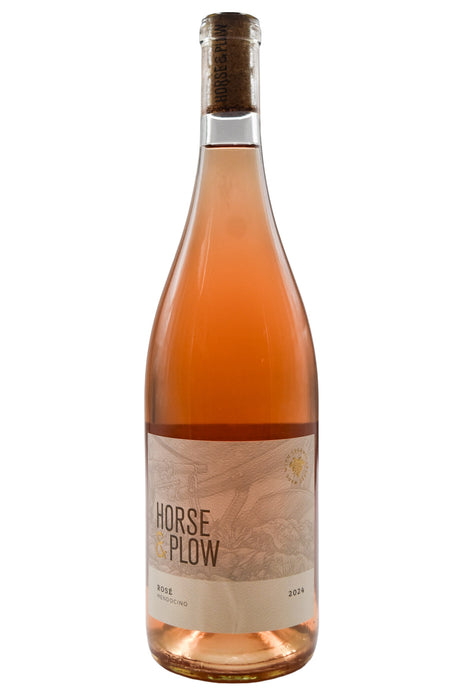 Bottle of Horse & Plow Mendocino Carignan Rose 2024-Rosé Wine-Flatiron SF