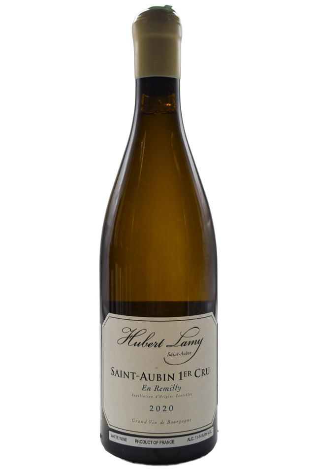 Bottle of Hubert Lamy Saint Aubin 1er Cru En Remilly 2020 [NET]-White Wine-Flatiron SF