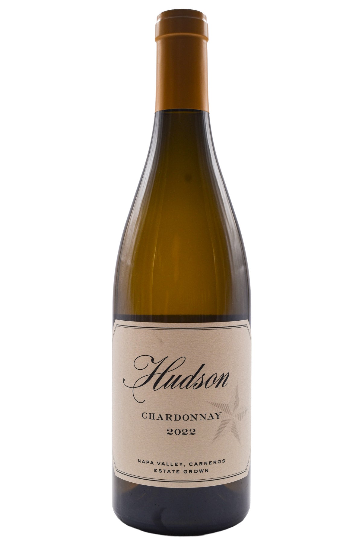 Bottle of Hudson Vineyards Chardonnay Napa Valley Carneros Estate 2022-White Wine-Flatiron SF