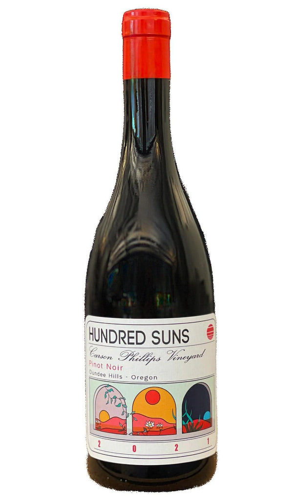 Bottle of Hundred Suns Dundee Hills Pinot Noir Carson Phillips Vineyard 2022-Red Wine-Flatiron SF