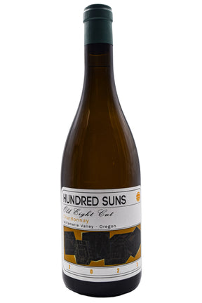 Bottle of Hundred Suns Willamette Valley Chardonnay Old Eight Cut 2023-White Wine-Flatiron SF