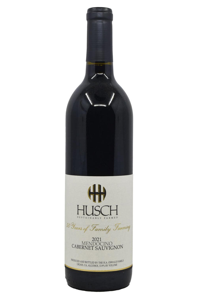 Bottle of Husch Mendocino Cabernet Sauvignon  2021-Red Wine-Flatiron SF