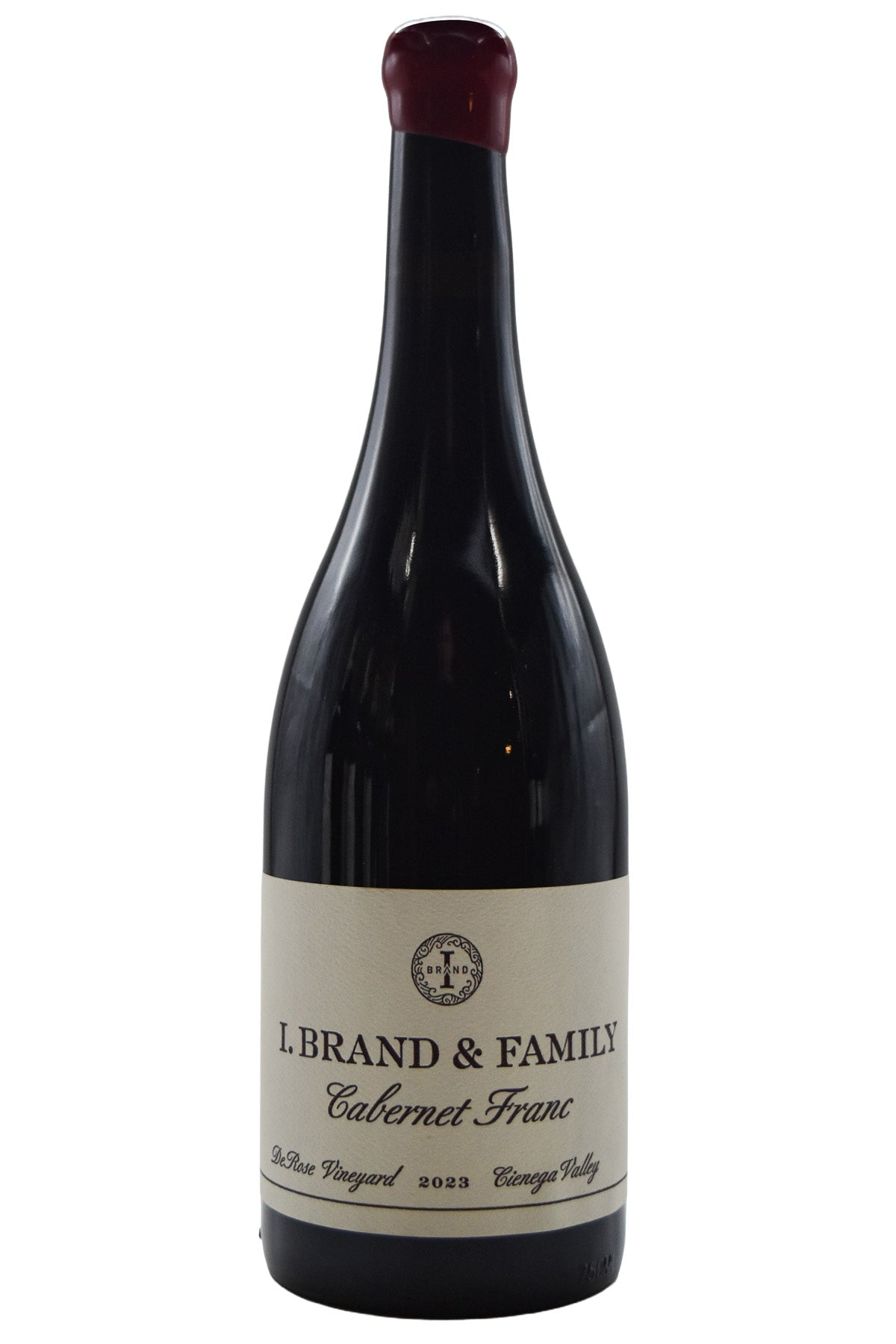 Bottle of I Brand and Family Cienega Valley Cabernet Franc DeRose Vineyard 2023-Red Wine-Flatiron SF
