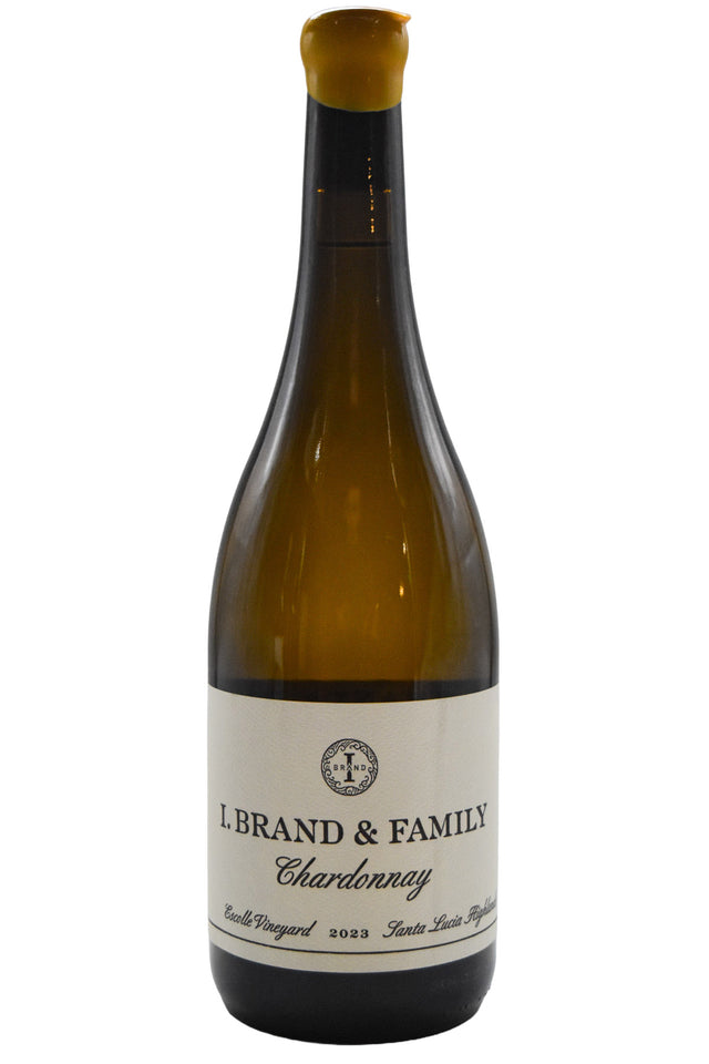 Bottle of I Brand and Family Santa Lucia Highlands Chardonnay Escolle Vineyard 2023-White Wine-Flatiron SF