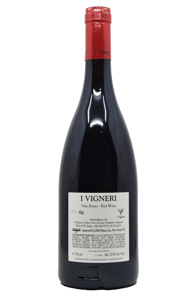 Bottle of I Vigneri di Salvo Foti Etna Rosso I Vigneri 2023-Red Wine-Flatiron SF