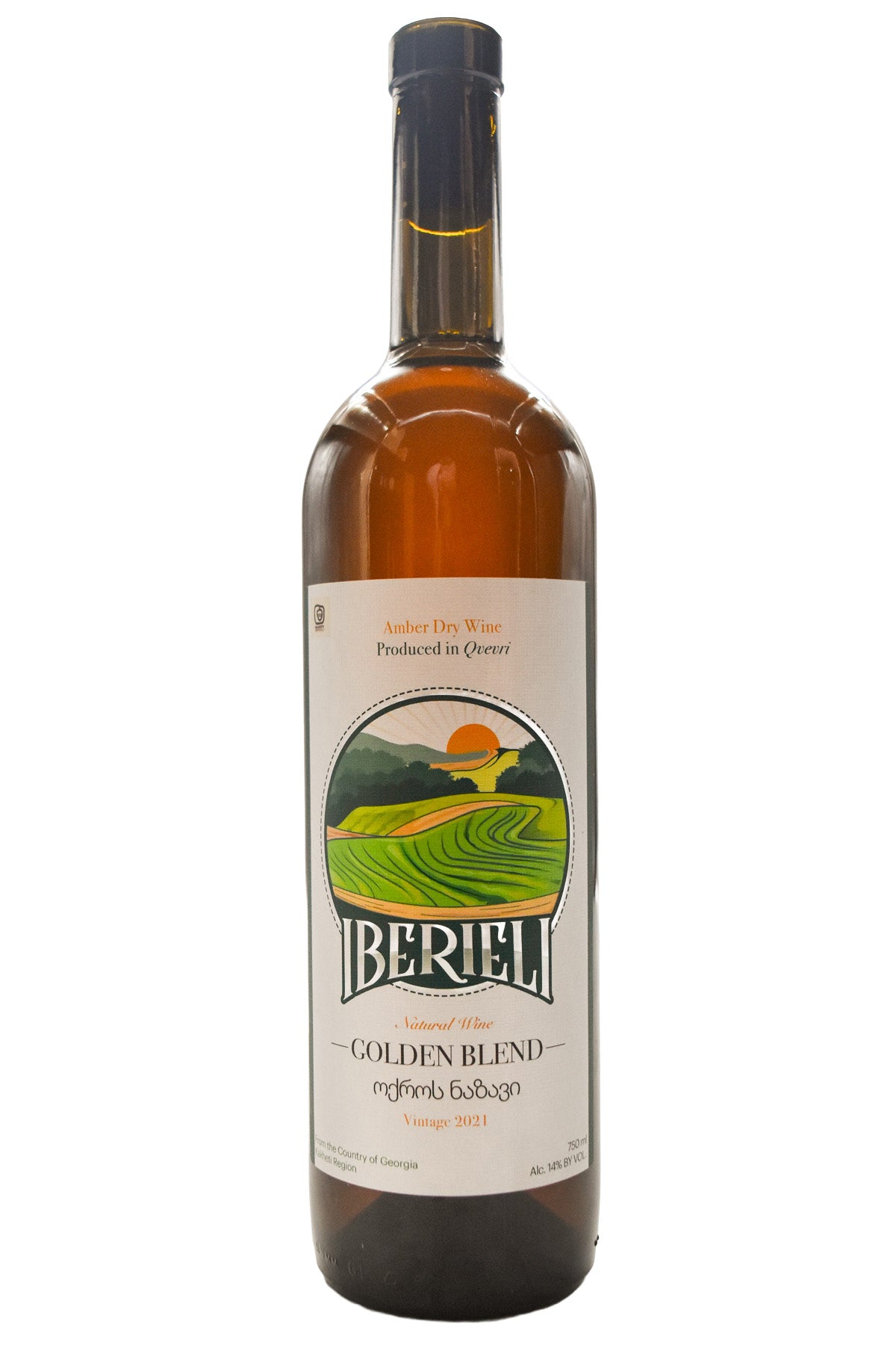 Bottle of Iberieli Guria Amber Golden Blend 2021-Orange Wine-Flatiron SF