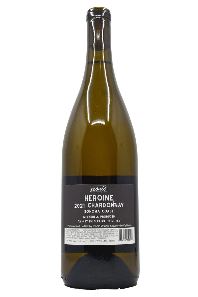 Bottle of Iconic Wines Santa Lucia Highlands Chardonnay Heroine 2021-White Wine-Flatiron SF