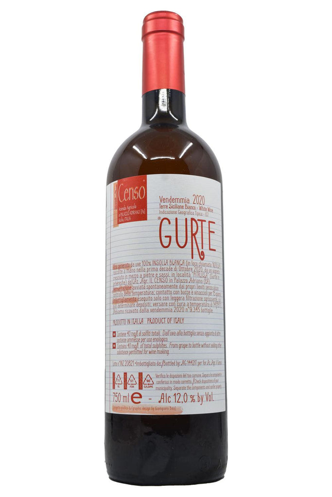 Bottle of Il Censo Terre Siciliane Bianco Gurte 2020-Orange Wine-Flatiron SF