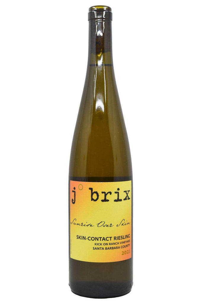Bottle of J. Brix Skin Contact Riesling Sunshine Over Skin 2021-Orange Wine-Flatiron SF